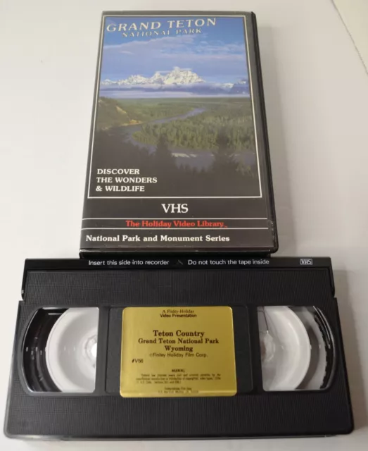 VINTAGE GRAND TETON National Park Holiday Video Library Vhs Tape $9.99 ...