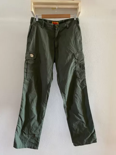 Fjallraven mens Reivo comfort regular hiking khaki pants size 46