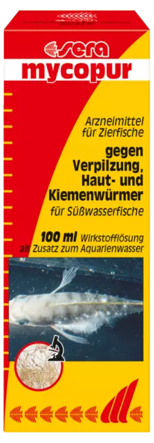 sera mycopur 100 ml gegen Verpilzungen Arzneimittel Süßwasser