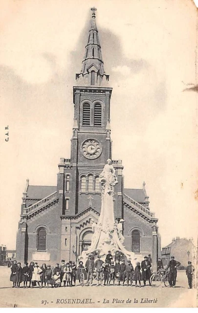 59 - ROSENDAEL - SAN53006 - La Place de la Liberté