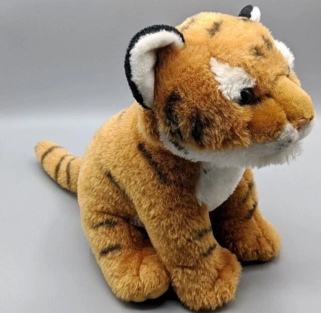 WILD REPUBLIC TIGER Plush Stuffed Animal Toy 10" Tall Sitting £12.35
