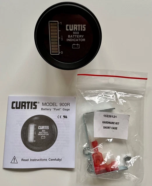 Curtis 900, indicatore di scarica batteria 24 V per transpallet, carrello elevatore, formica Curtis 900, indicatore di scarica batteria 24 V per transpallet, carrello elevatore, formica