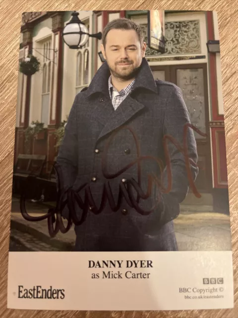 BBC EastEnders Mick Carter Hand Signed Cast Card Danny Dyer  Autograph
