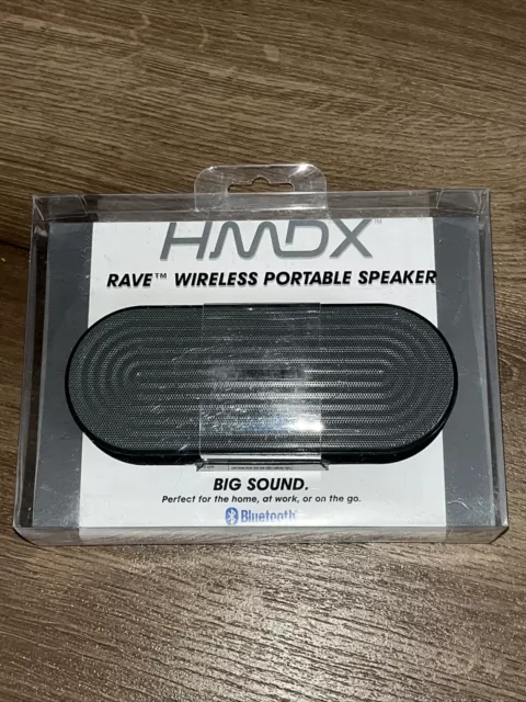 Original HMDX RAVE Bluetooth Lautsprecher, HoMedics, Neu, OVP, Schwarz