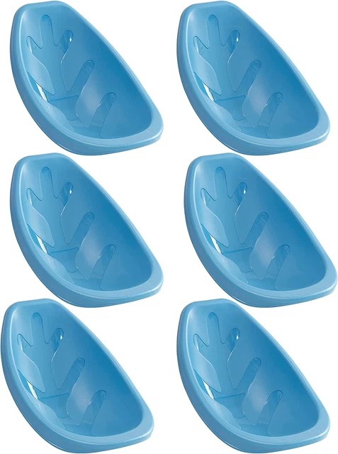 Ecr4Kids Leaf Floor Seat, Rocker Chair, Peacock Blue, 6-Piece