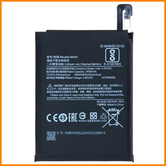 Bateria Xiaomi Redmi Note 5 Pro BN45 4000mAh Nueva BN 45 Repuesto