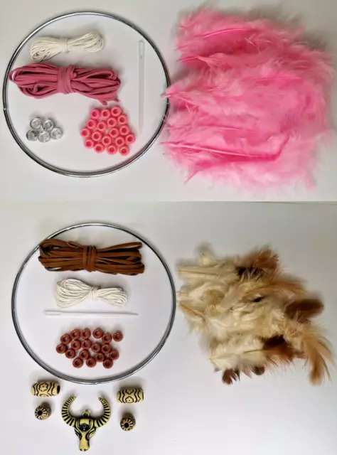 Dream Catcher Kit DIY Arts and Crafts Create Make Your Own  Feather Wall Hanging