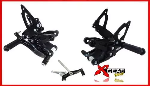 PEDANE rear set REGOLABILI BONAMICI RACING per BMW S 1000 RR ROVESCIATE BIKE