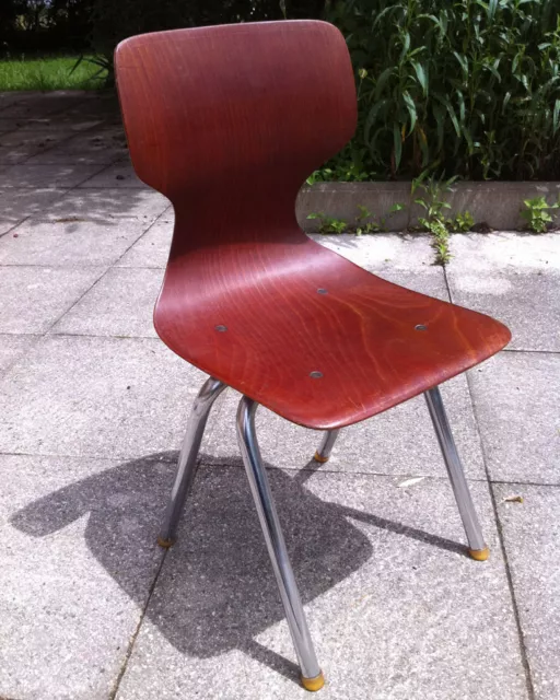 Chaise d'enfant ECOLE An 70's  pagwood pagholtz vintage An 70's