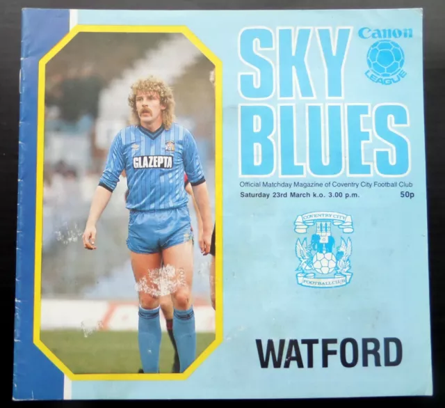 Coventry City v Watford    23-3-1985