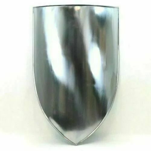 Medieval Heater Shield 28" Knight Steel Armor Blank 18 Gauge Steel cadeau...