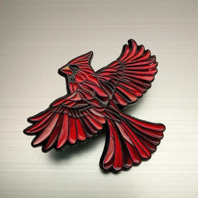 Pin's Revers Vintage – Ton Argent – Motif Oiseau – Collection