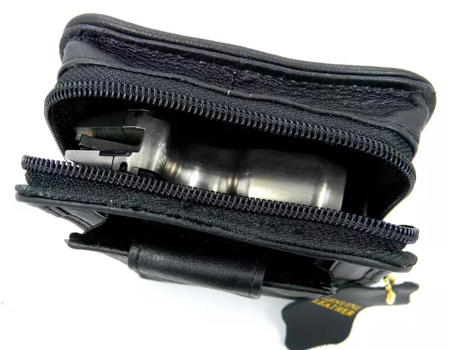 Handcrafted Leather Pistol Pack Belt Holster Concealment Concealed Carry Holder 3