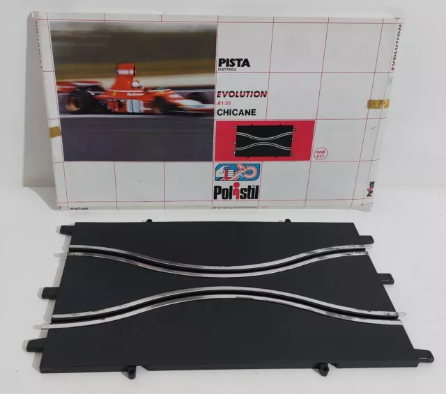 58678 PISTA SLOT CAR POLISTIL 1/32 - cod A21 - Pista Evolution - Chicane