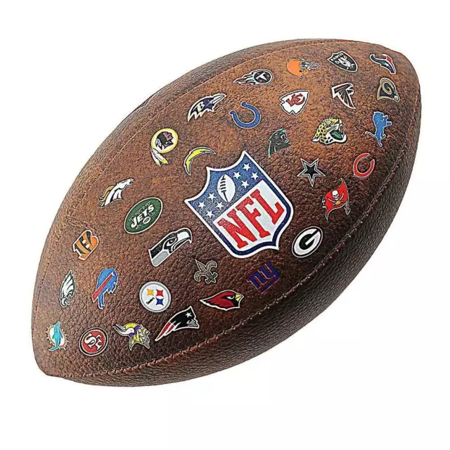 Wilson NFL American Football NFL Junior Throwback 32 Teams AFC NFC Super Bowl 2