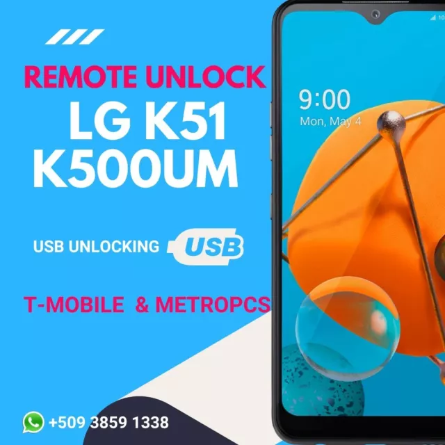 Unlock Service LG K51 K500UM T-Mobile MetroPCS