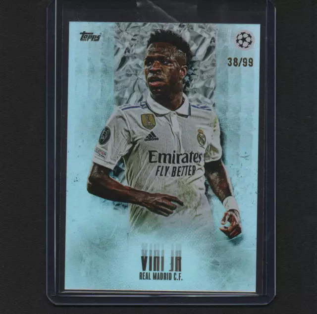 2022-23 Topps Jamal Musiala Curated Set Vini Jr. Real Madrid CF La Liga /99