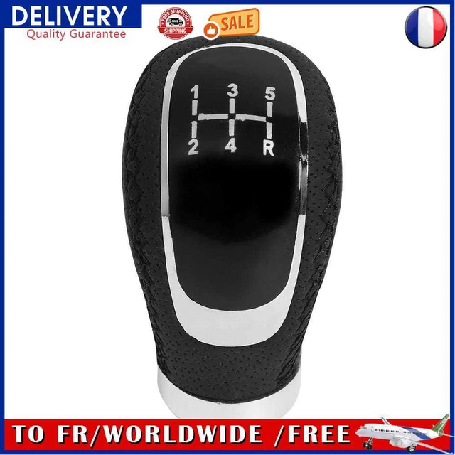 5 Speed Car Gear Shifting Knob Universal (Reverse to the bottom right)