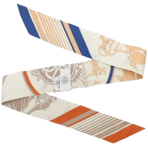 HERMES Ex-Libris Ex Libris Twilly Scarf Apparel Fashion Accessor