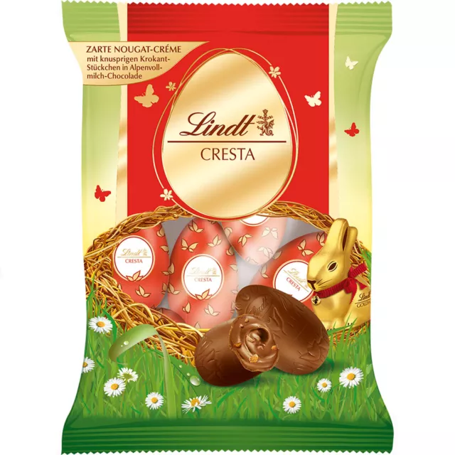 Lindt Cresta Uova di Pasqua Di Alpenvollmilch Schokolade 90g