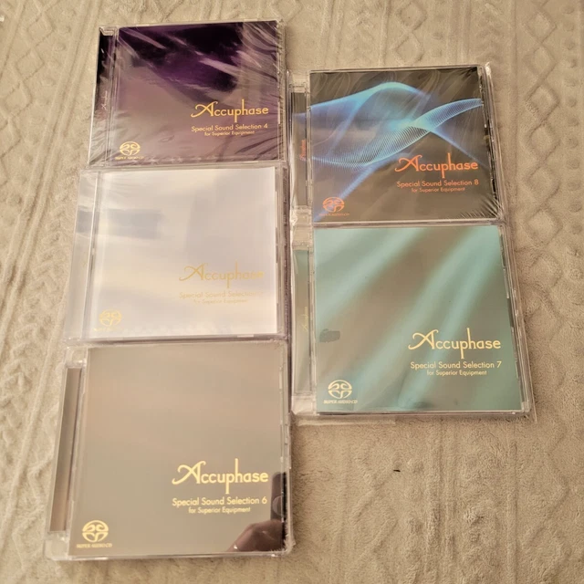 ACCUPHASE SPECIAL SOUND Selection Vol 4-8 hybrid SACD CD EUR 650