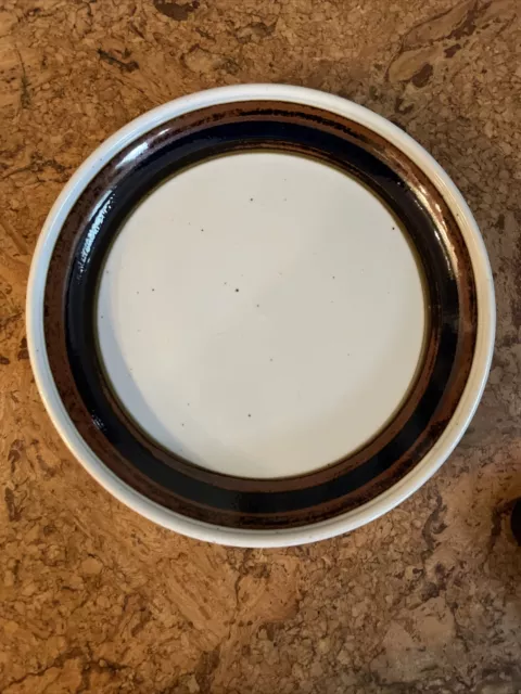 LAUFFER Dinner Plate Speckled Brown/blue Rim