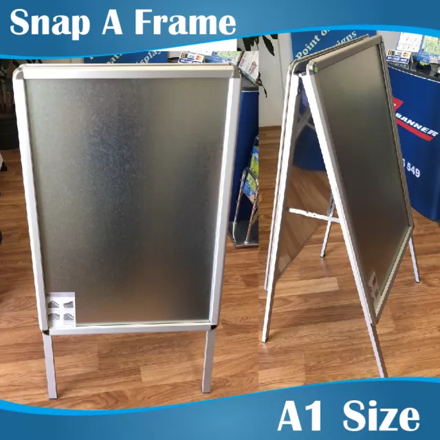 A1 Double Sided Poster Snap Frame A Frame A Board A Frames Snap Sign Holders