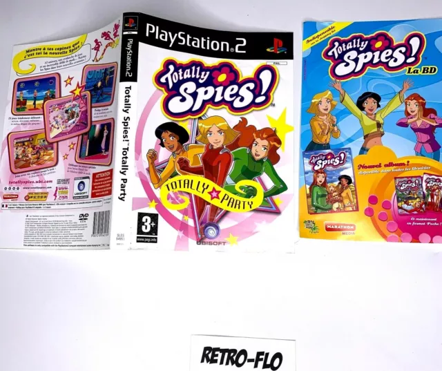 Totally Spies Manual + Jacket sony PLAYSTATION 2 PS2
