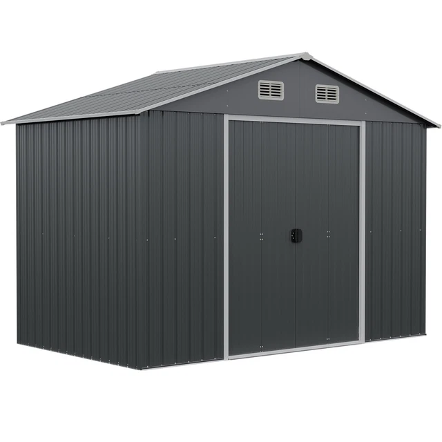 XXL GERÄTESCHUPPEN METALL Geräteschrank Gerätehaus Schuppen Garten Set