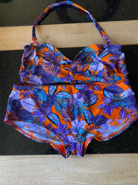 Ladies Mix & Match Bikini From M&S Size 16 Top Size 12 Bottoms