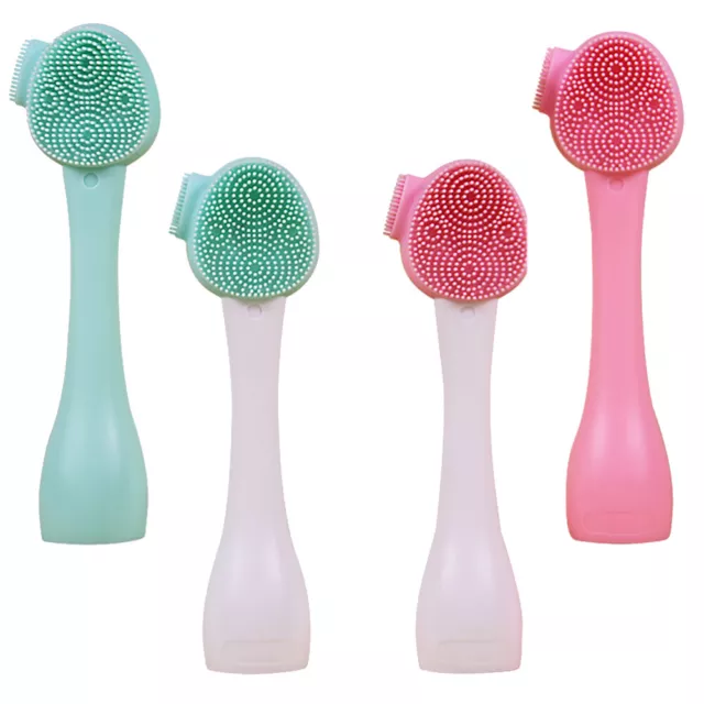 4 Pcs Brosse À Points Noirs Laveur De Visage Nettoyante Main Portable