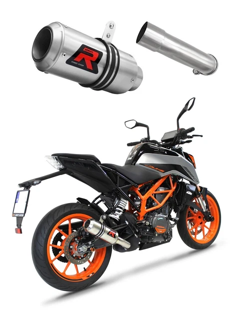 Pot D'échappement Silencieux DOMINATOR GP1 Pour KTM 790 Adventure 2019-2023 - Acier Inoxydable - DB Killer Inclus - 3
