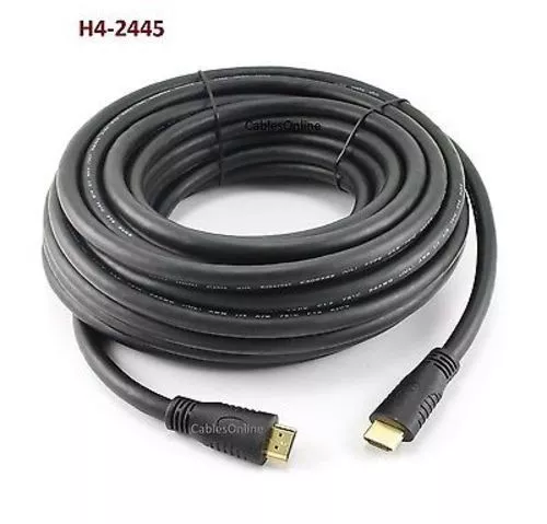 45ft HDMI Heavy Duty 24AWG CL2 Rated M/M Cable w/ Ethernet, CablesOnline H4-2445