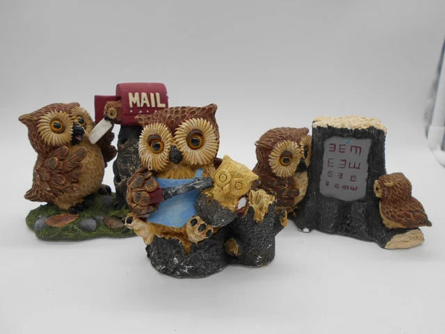 Napperon Hibou / Chouette au crochet en coton . Fait main neuf