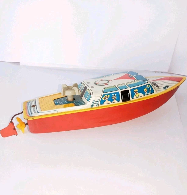 BATEAU EN TÔLE réédition de jouets anciens EUR 35,00 - FR