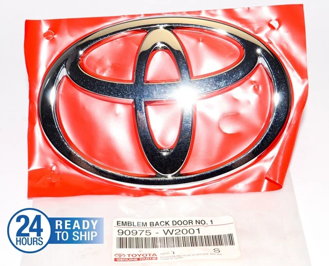 Véritable Toyota Corolla Verso 2004-2009 Emblème de porte arrière Chrome...