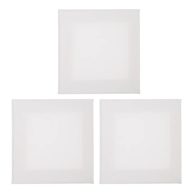 3 un. tableros de dibujo de artista vertido de acrílico sobre lona tableros de lona de artista