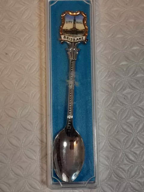 City Hall Brisbane Queensland Australia Vintage Souvenir Spoon