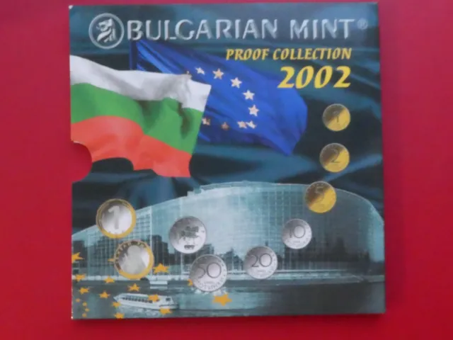 Bulgarien , KMS 2002 PP , Silbermedaille , original im Folder