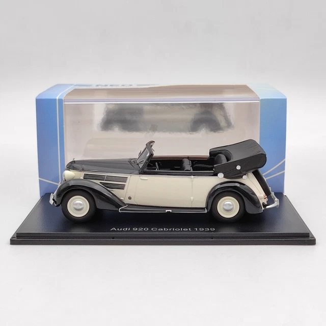 1938 Audi Typ 920 Cabriolet Gläser (NEO Scale Models 1:43)+ Mersedes Benz 770 G