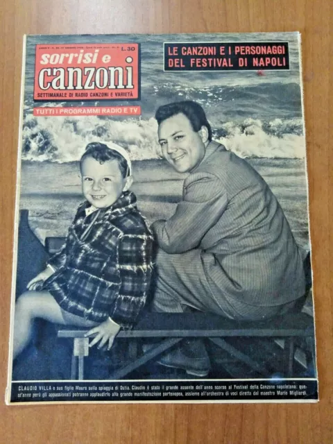 SORRISI e CANZONI 25/1956 Claudio Villa, Miranda Martino, Edy Campagnoli