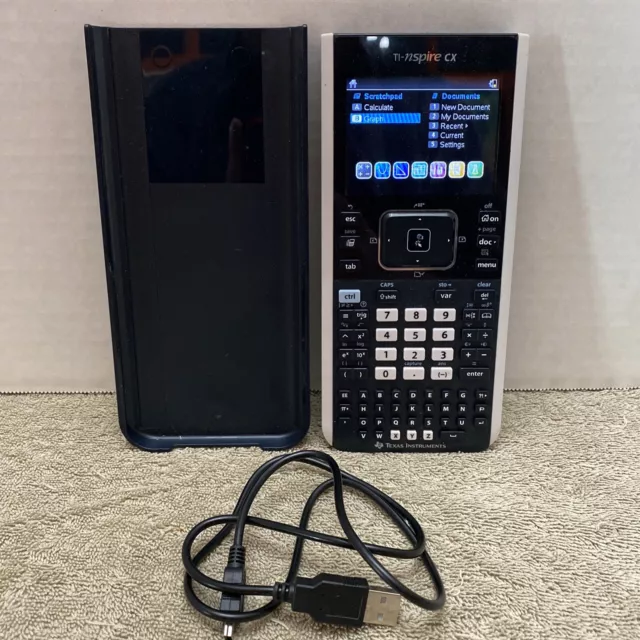 Texas Instruments TI nSpire CX Graphing Calculator W/ Cover & Cord