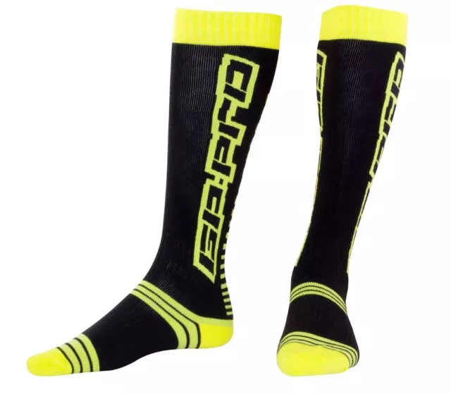 Chaussettes De Course Gp-Pro Enfants Youth Motocross Gp-Pro Noir/Vert 2 Tailles