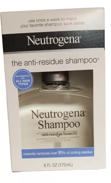 Lot Of 5 Neutrogena Anti-Residue Shampoo 6 fl oz DISCONTINUED