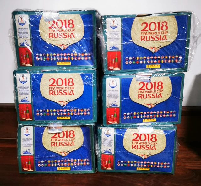 PANINI WORLD CUP 2018 Stickers - Sealed Box of 104 Packets (Pink Backs ...