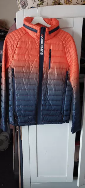 Superdry power fade jacket blue hotsell