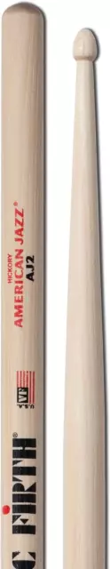Vic FIrth - American Jazz® Drumsticks AJ2 - American Hickory - Tränentropfenholz