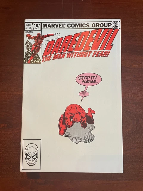 Daredevil # 187 NM Marvel Comic Book Frank Miller Elektra Bullseye SpiderMan CM9