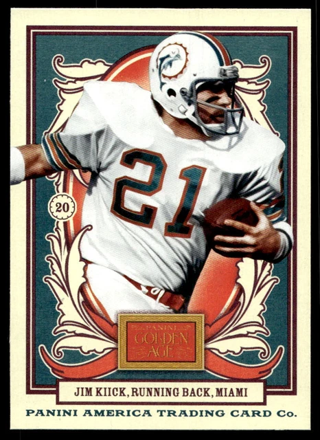 Jim Kiick Miami Dolphins Throwback Football Jersey – Best Sports