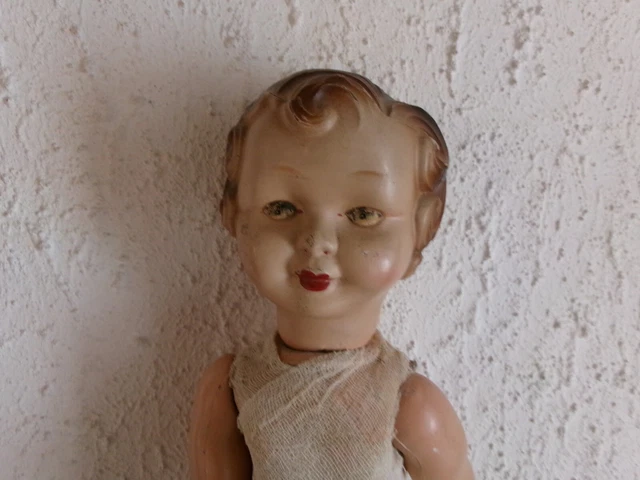 Ancienne Poupee Gege marcheuse Dite De Guerre 1930 34 Cm